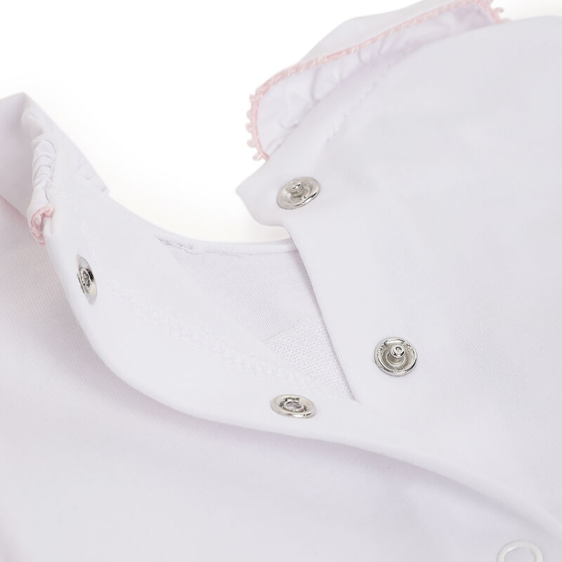 Girls Light Pink Applique Outfit with Leggings image number 5